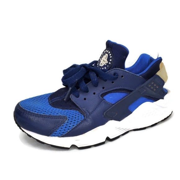 Nike Other - Nike Mens Air Huarache Run Lace Up Low Top Blue Running Shoes